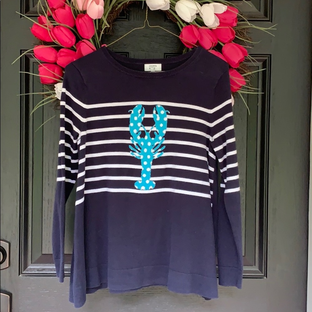 Crown & Ivy sz xs lobster sweater